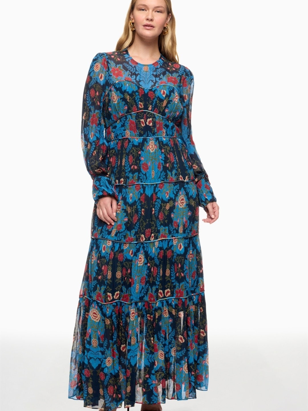 Farm Rio Arabesque Floral Gown - Picture 4 of 13